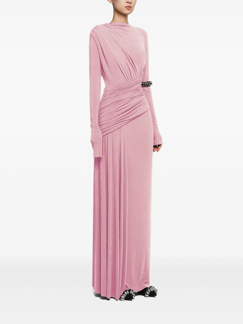 CHATS BY C.DAM  draped dress