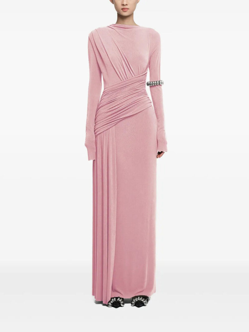 CHATS BY C.DAM  draped dress