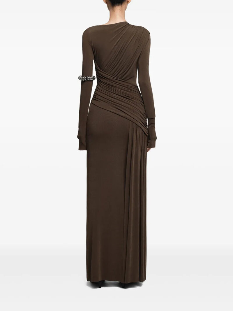 CHATS BY C.DAM  draped dress