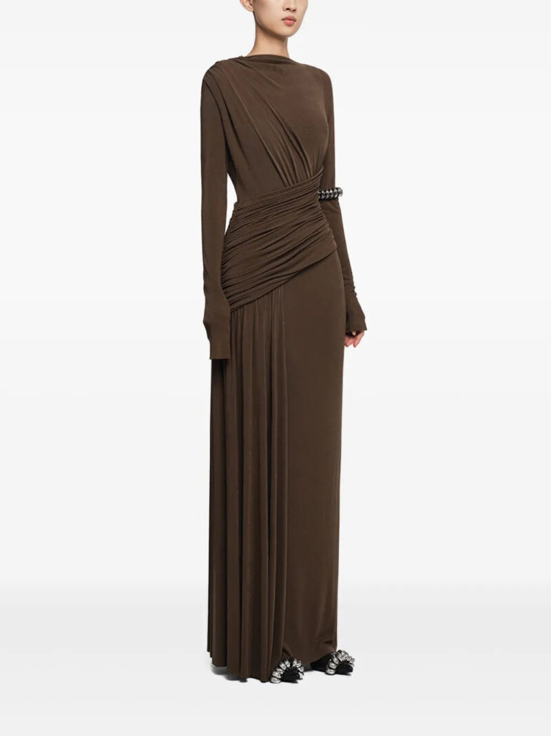 CHATS BY C.DAM  draped dress