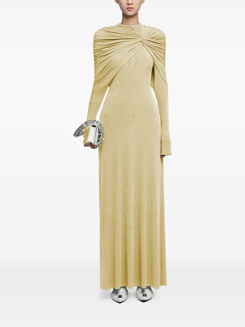 CHATS BY C.DAM draped dress