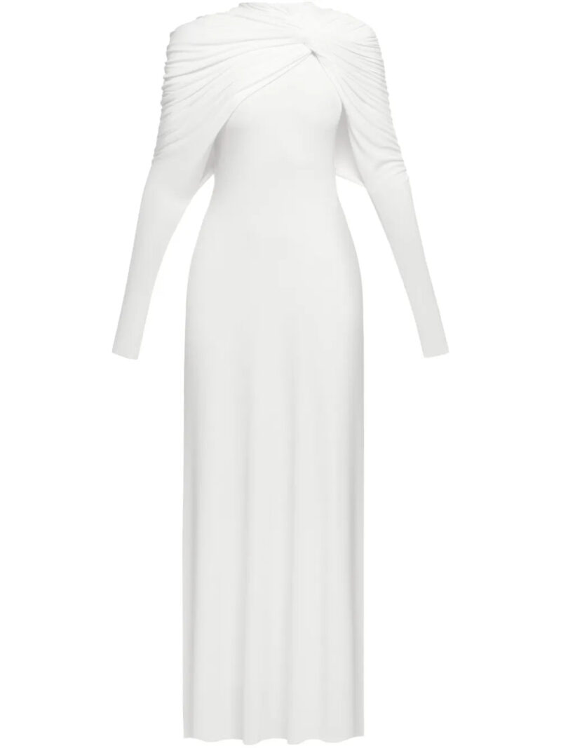 CHATS BY C.DAM  draped dress