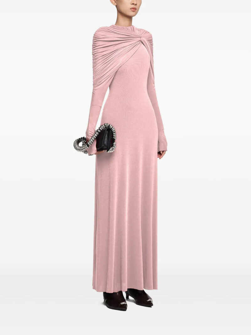 CHATS BY C.DAM  Talia draped dress
