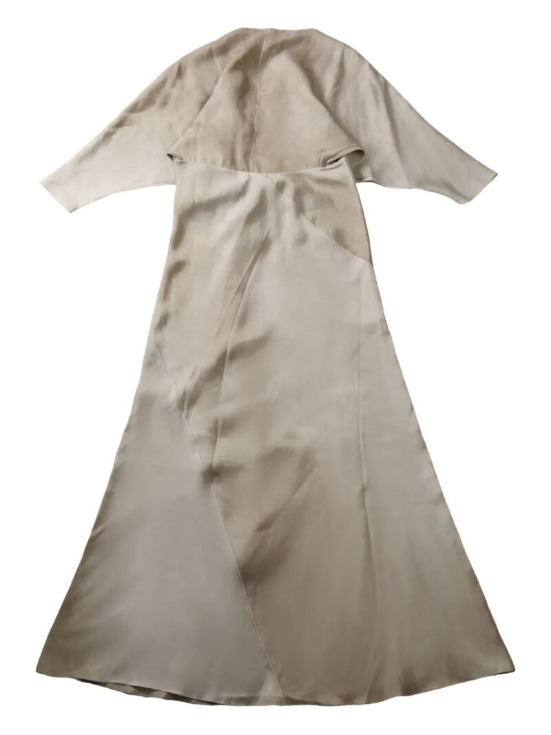 Cortana wrap-design dress
