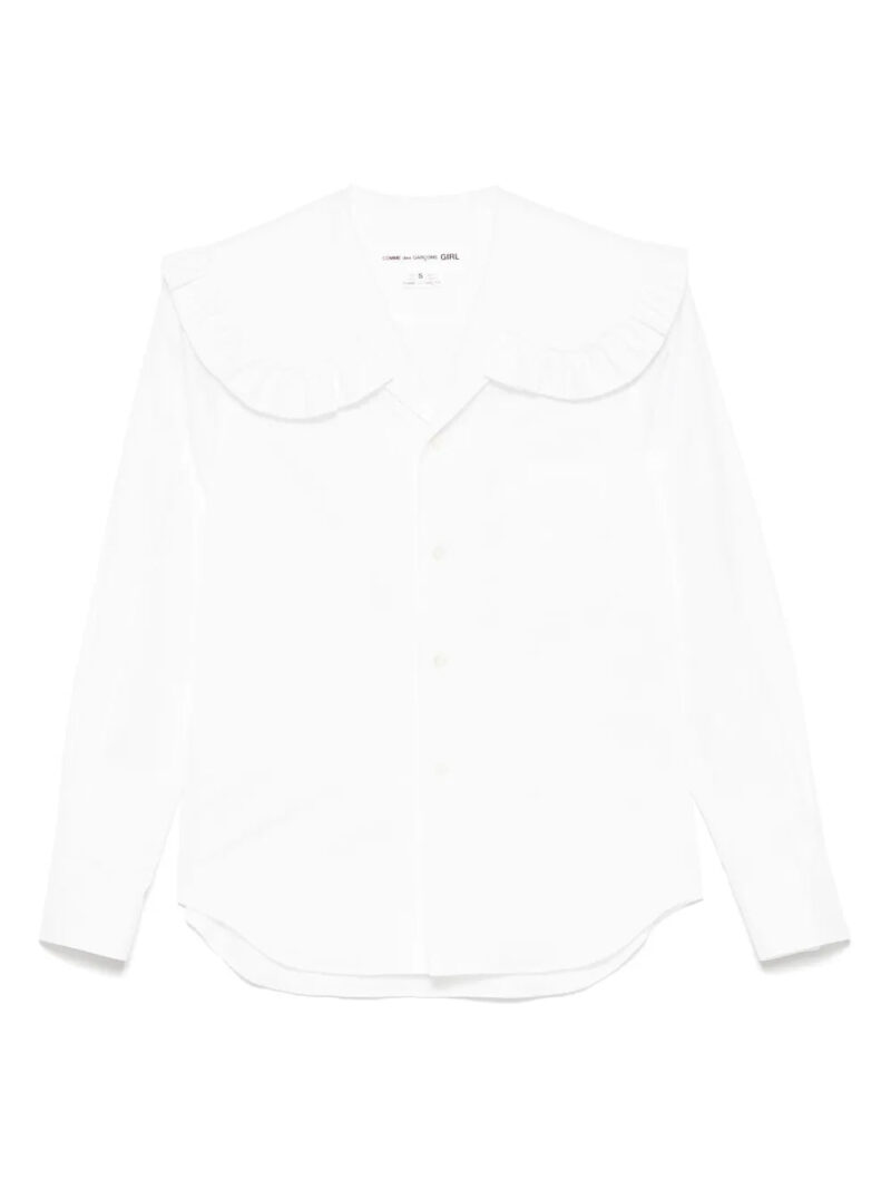 Comme Des Garçons Girl  frill wide-collared shirt