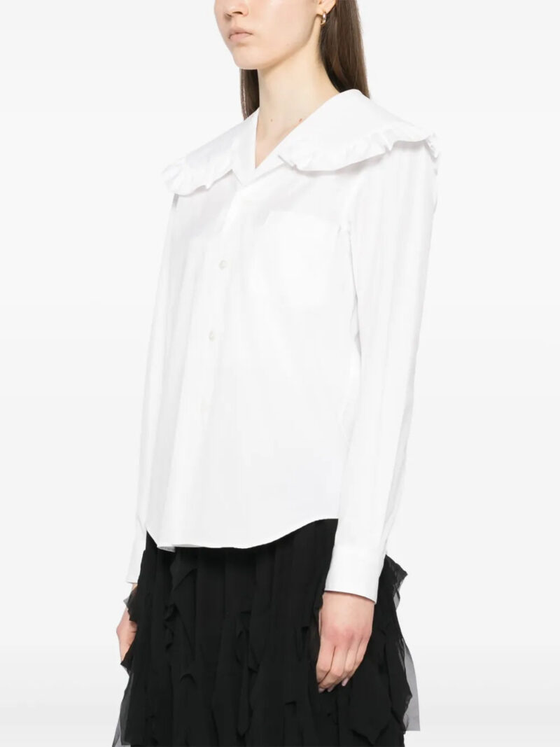 Comme Des Garçons Girl  frill wide-collared shirt
