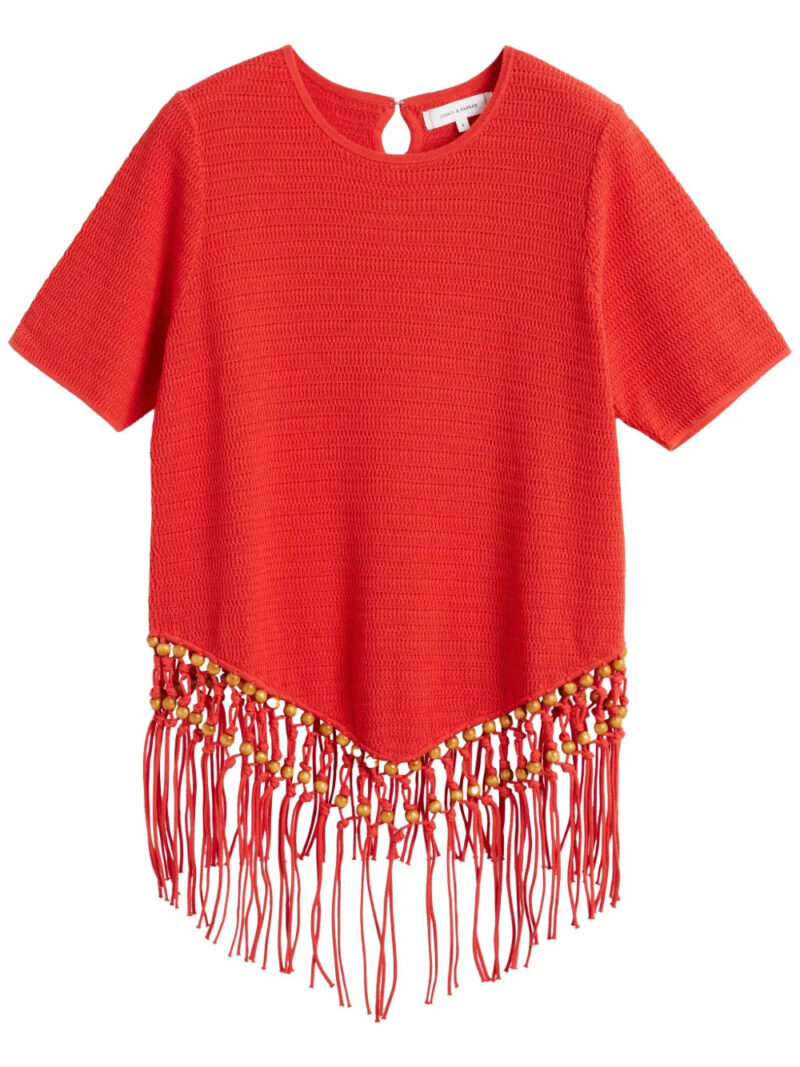 Chinti & Parker  x Laura Whitmore beaded blouse