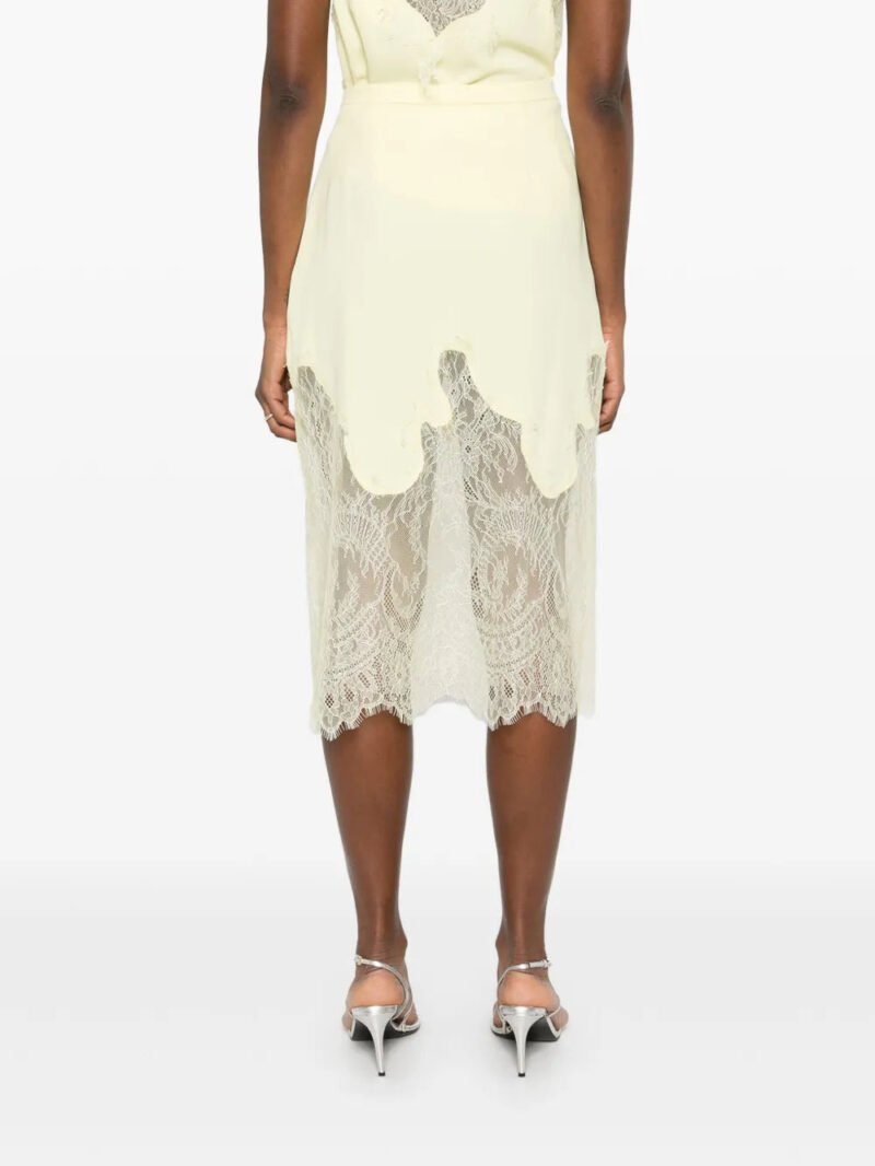 Costarellos  crepe cady midi skirt
