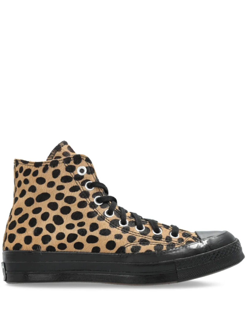 Converse  leopard-print sneakers