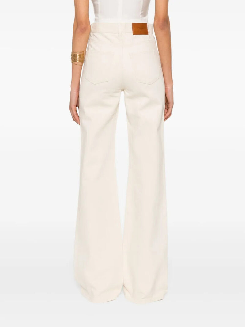 Chloé  logo-patch jeans