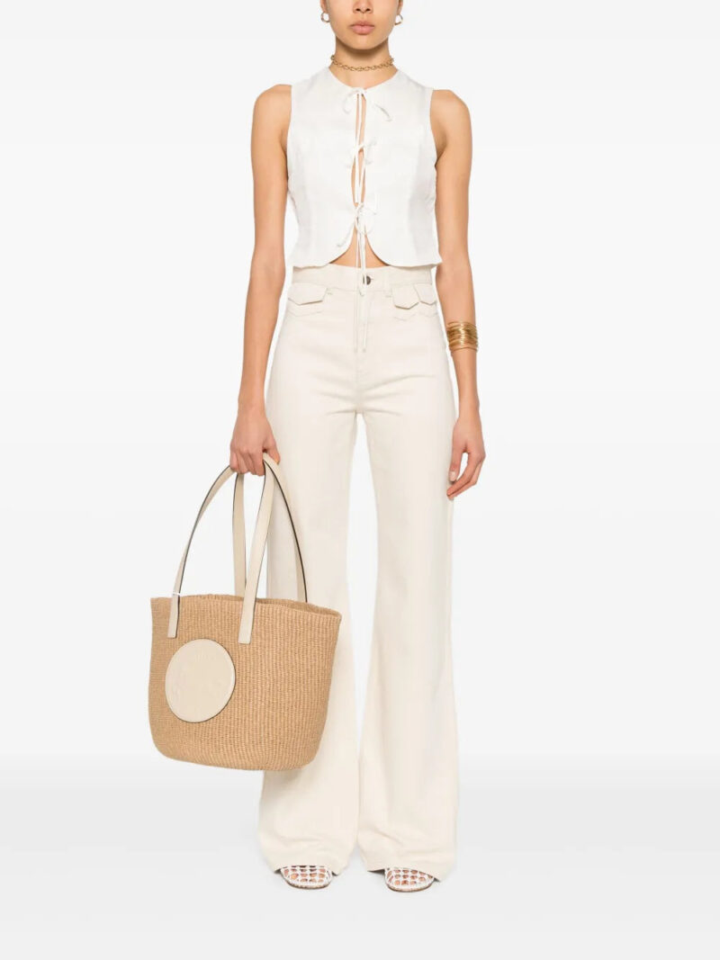 Chloé  logo-patch jeans
