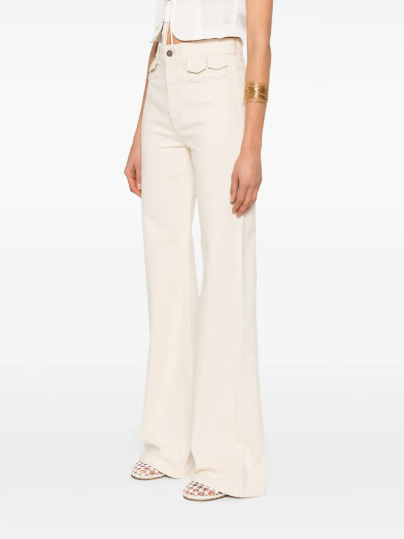 Chloé  logo-patch jeans