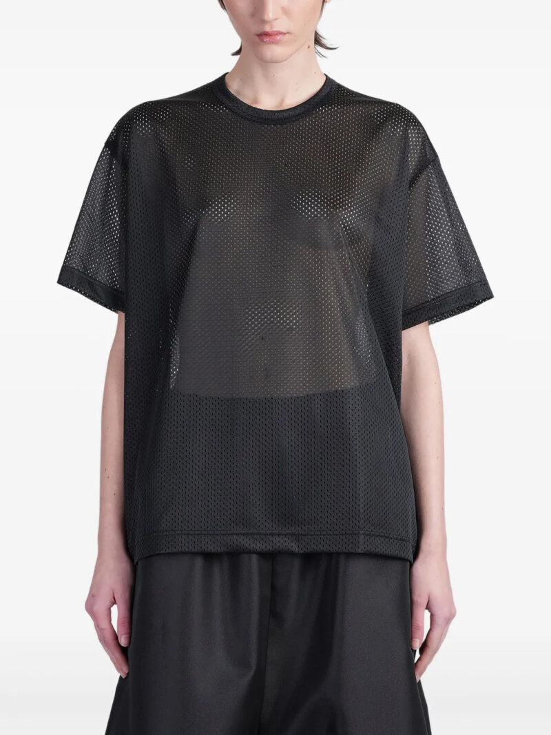 Comme Des Garçons  perforated T-shirt