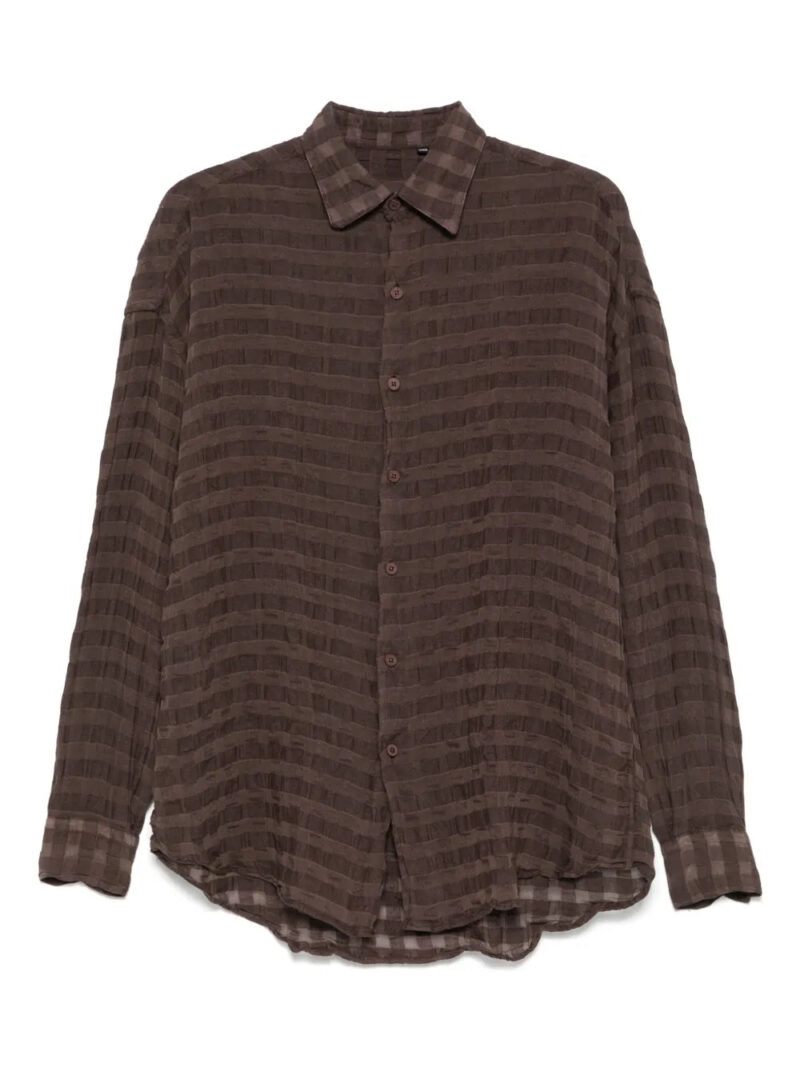 Costumein  curved-hem shirt