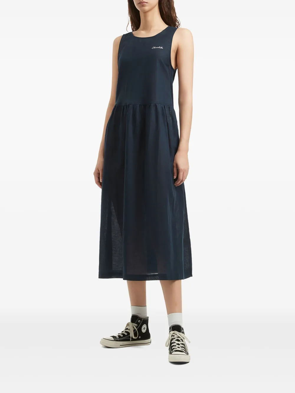 CHOCOOLATE cotton-blend dress - Image 3