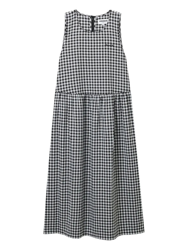 CHOCOOLATE  gingham-print dress