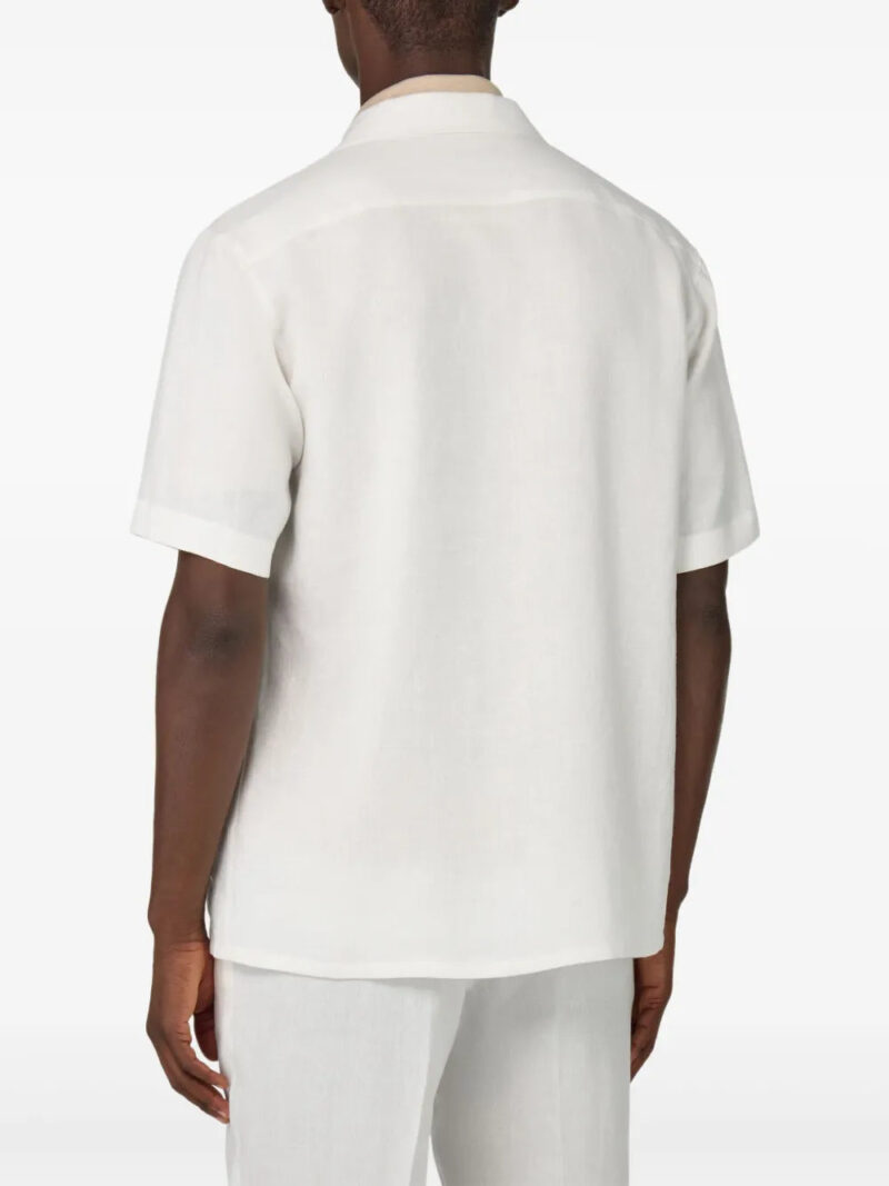 Boggi Milano  linen pocketed shirt