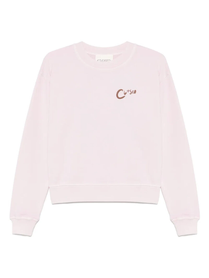 Closed  logo-embroidered sweatshirt