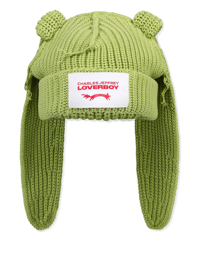 Charles Jeffrey Loverboy  rabbit-ear beanie hat