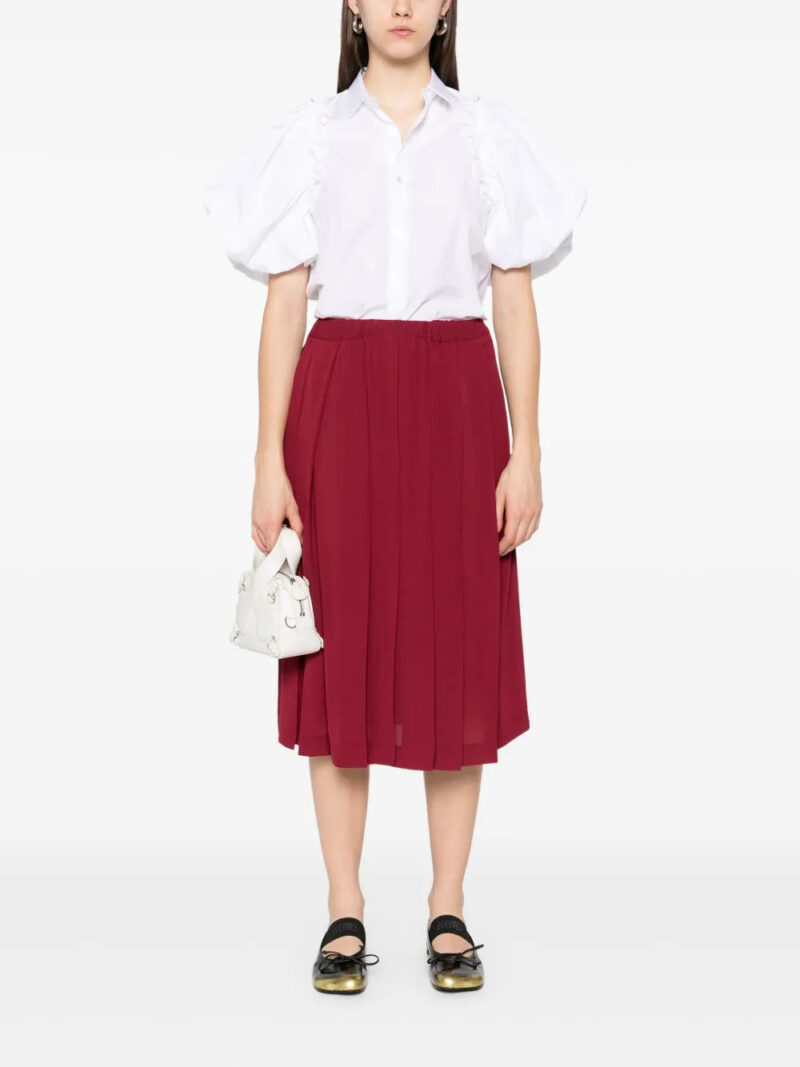 Comme Des Garçons Comme Des Garçons pleated skirt