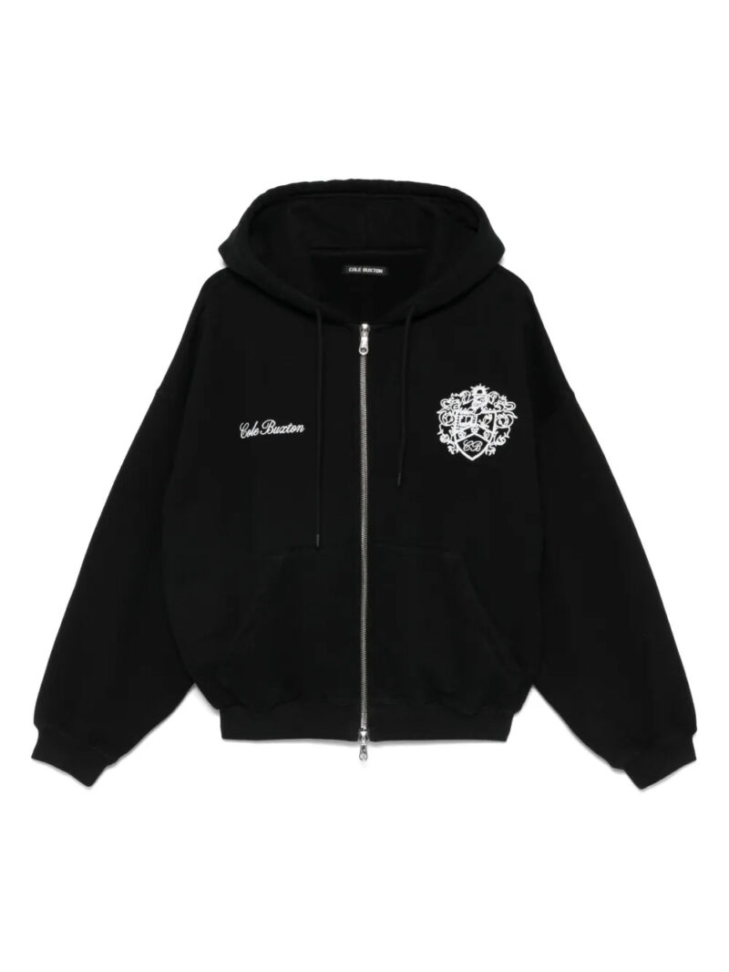 COLE BUXTON  logo-print cotton hoodie