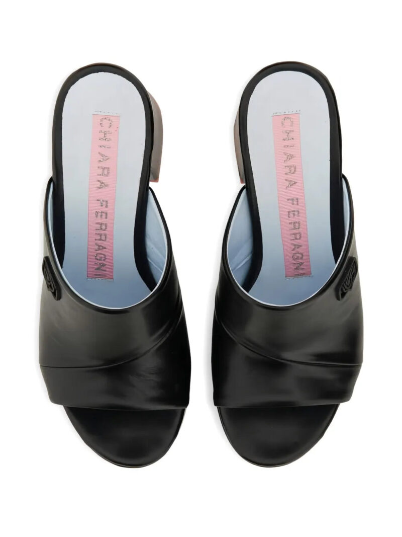 Chiara Ferragni 85mm Eyelike platform block-heel sandals