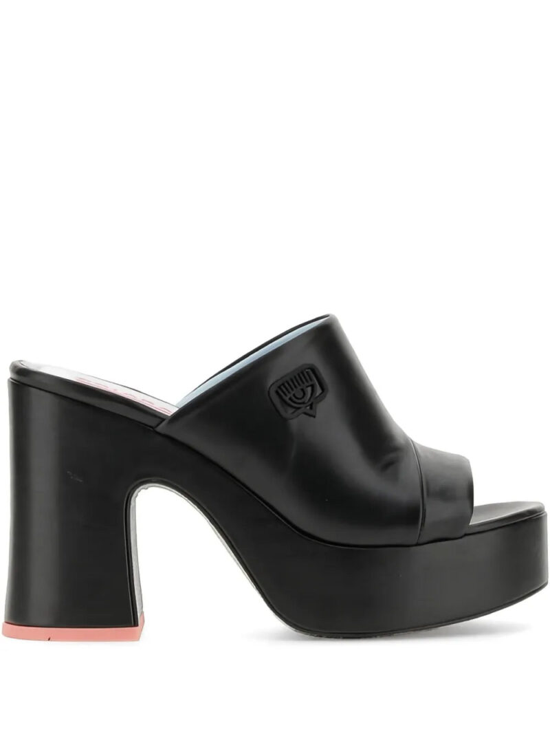 Chiara Ferragni 85mm Eyelike platform block-heel sandals