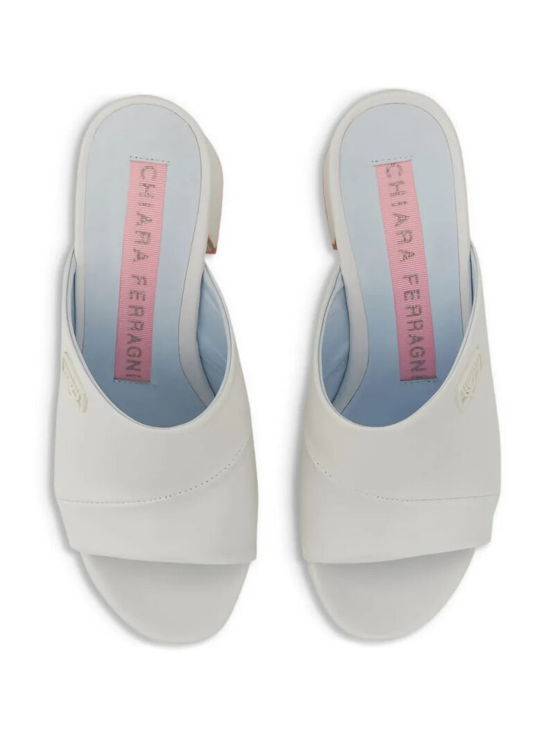 Chiara Ferragni 85mm platform eyelike-embellished pumps