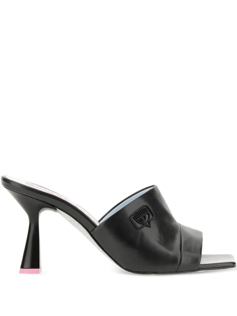 Chiara Ferragni 85 mm square-toe heeled sandals