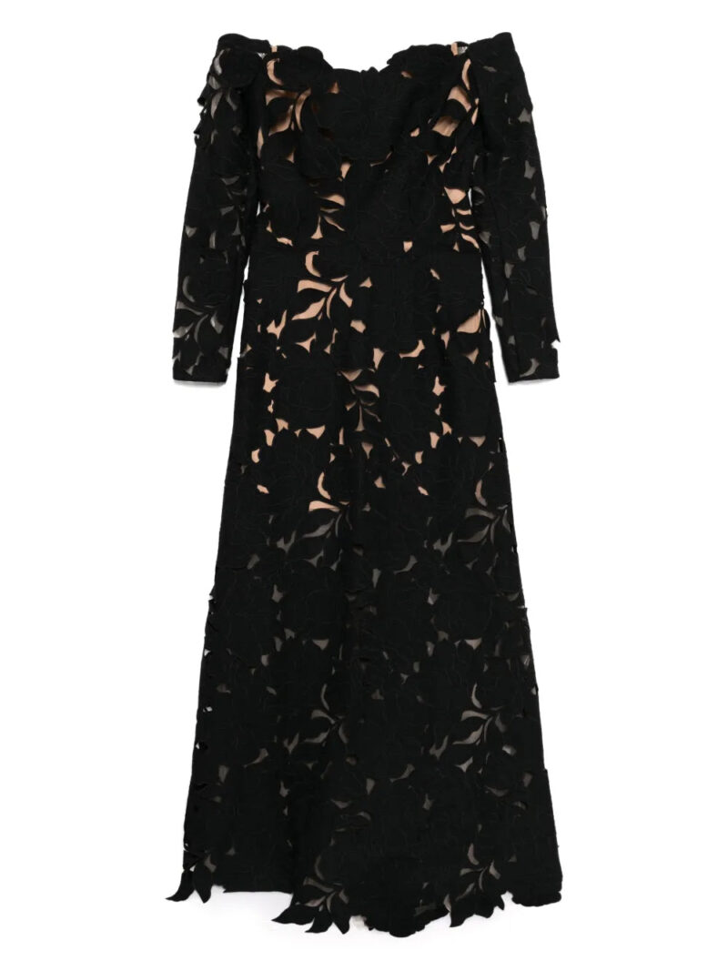 Costarellos  Kasia floral-cut lace gown