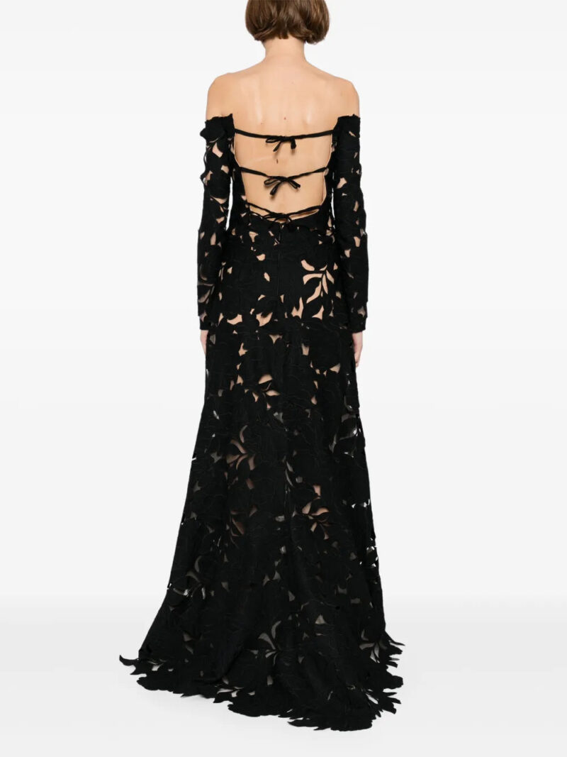 Costarellos  Kasia floral-cut lace gown