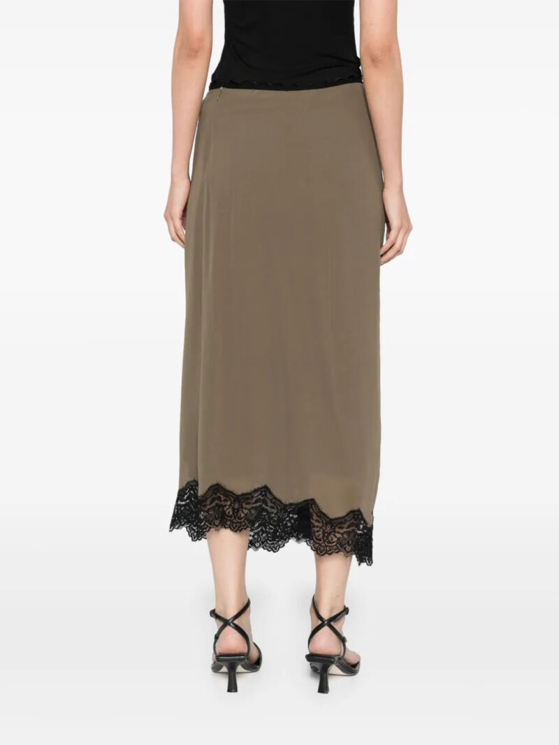 Christopher Esber  lace-crimped skirt