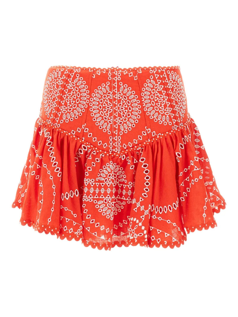 Charo Ruiz Ibiza  embroidered flared skirt