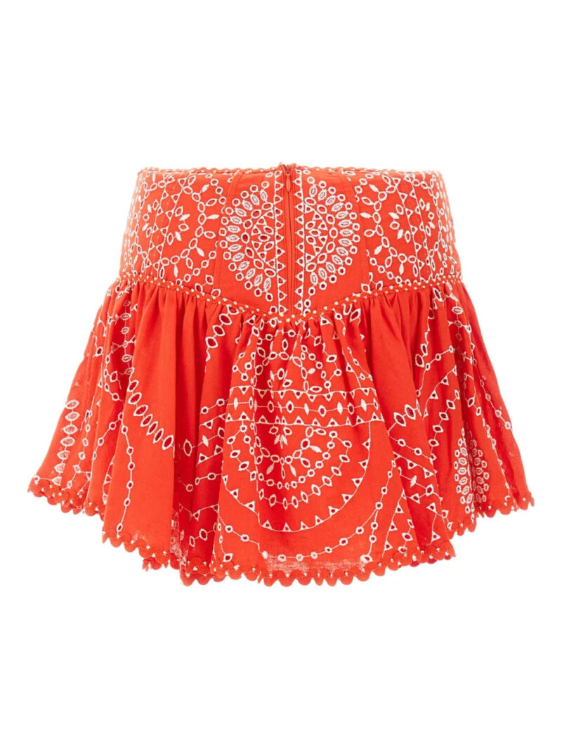 Charo Ruiz Ibiza embroidered flared skirt