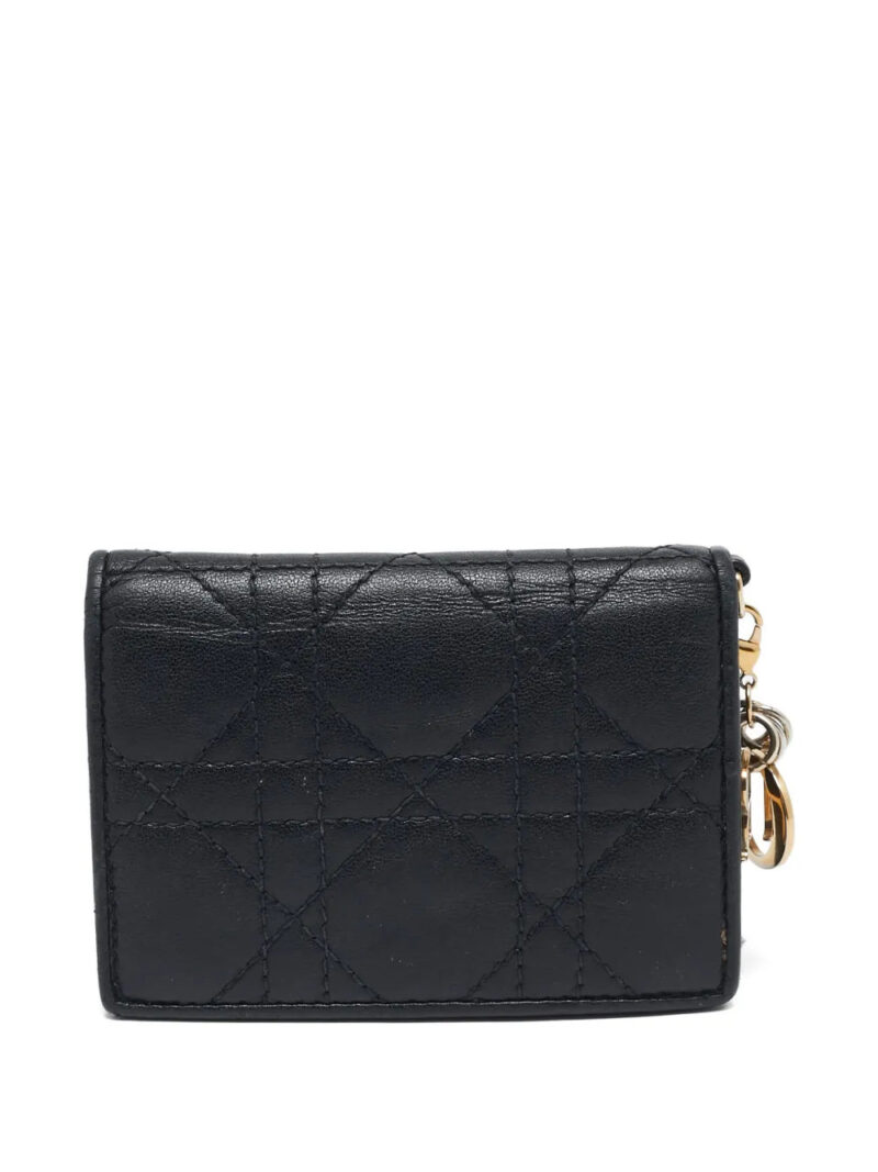 Christian Dior   Cannage Flap Card case