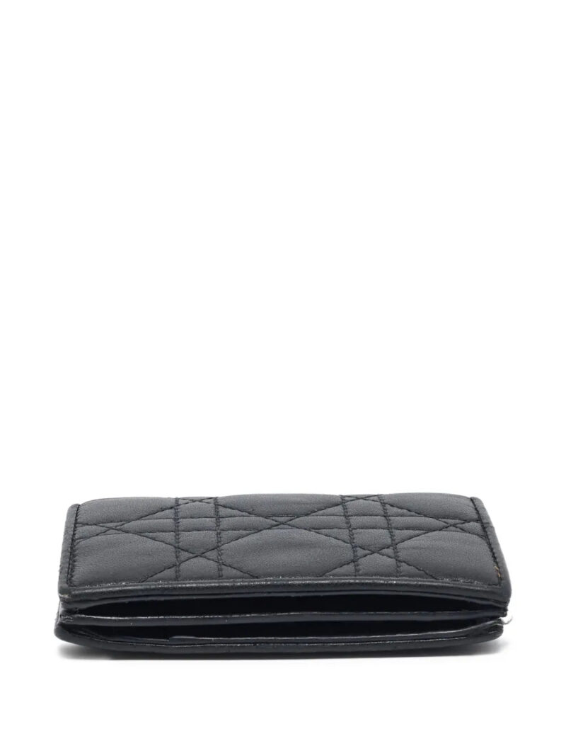 Christian Dior   Cannage Flap Card case