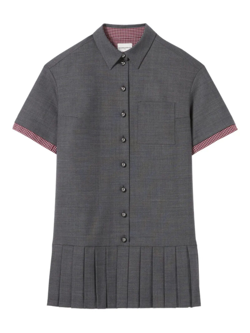 Claudie Pierlot  pleated shirt dress