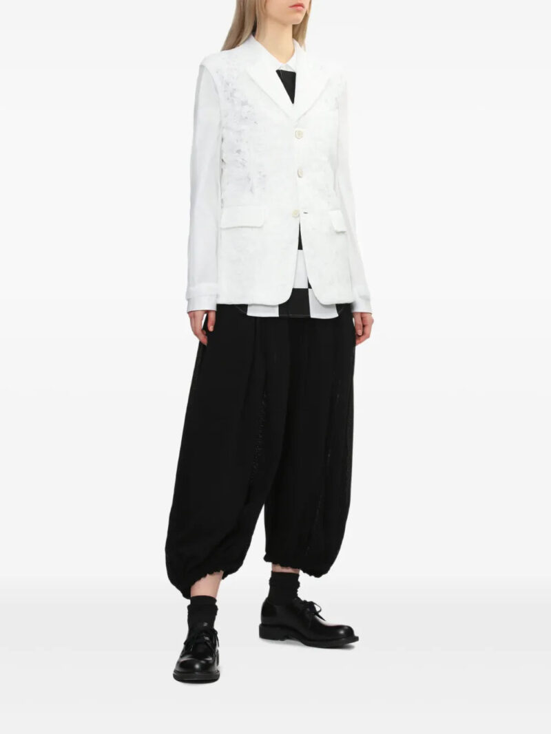Comme Des Garçons Comme Des Garçons  Checker Board Peter Pan-collar shirt