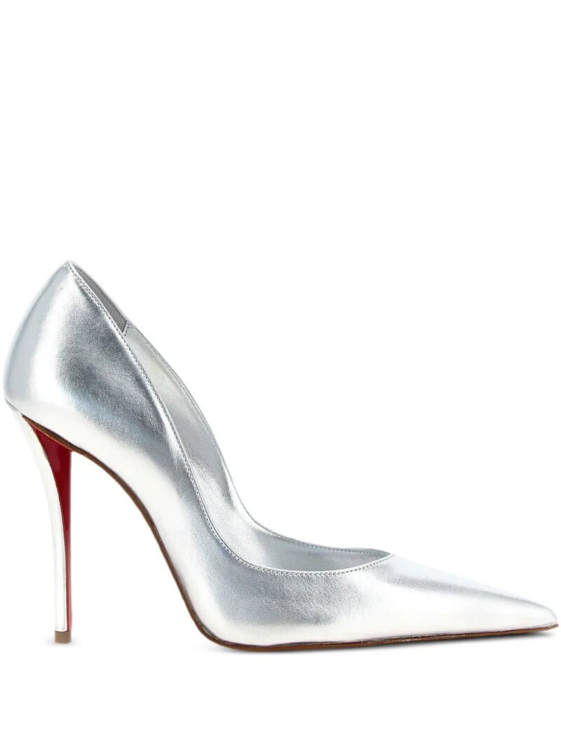Christian Louboutin  100mm Miss Z leather pointed-toe pumps