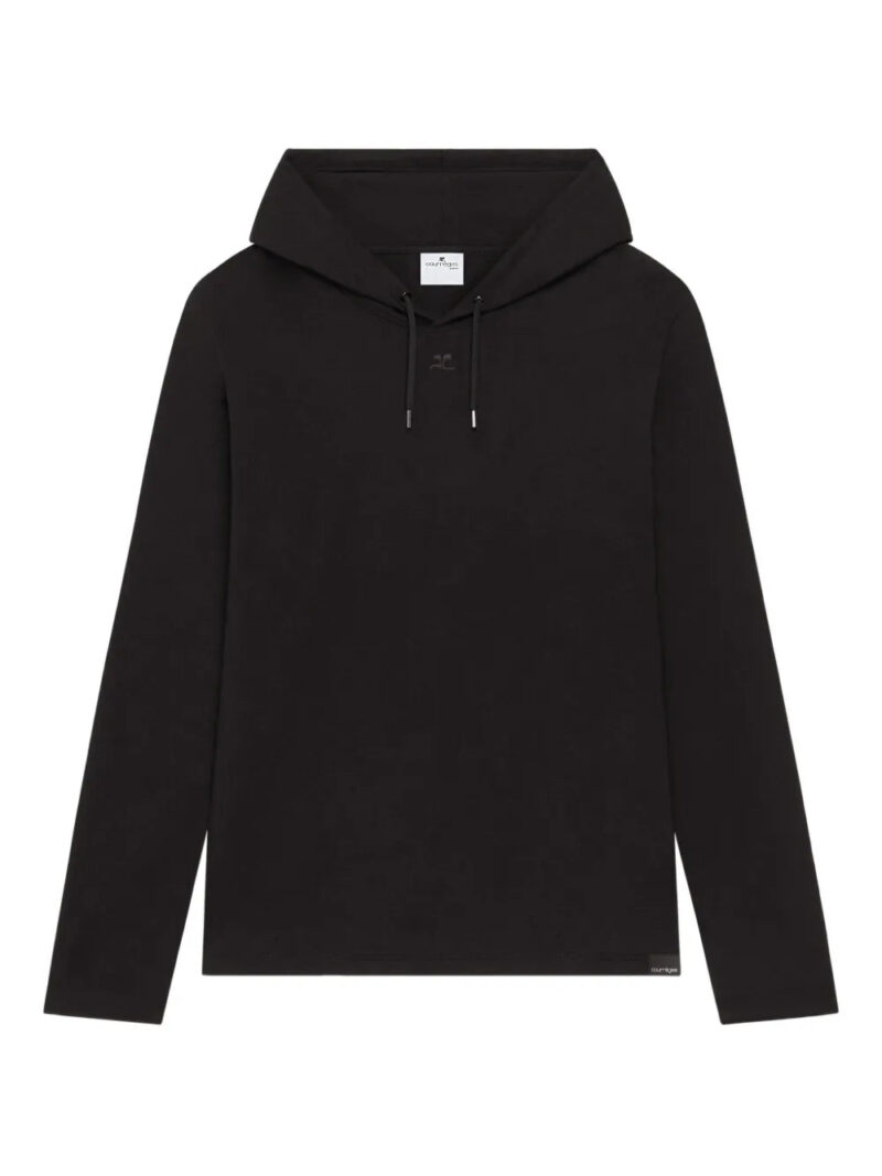 Courrèges  asymmetrical cropped hoodie