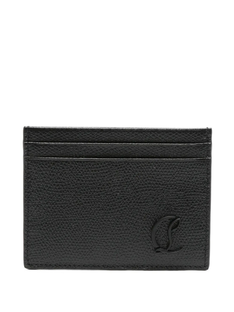 Christian Louboutin  logo-embossed leather cardholder
