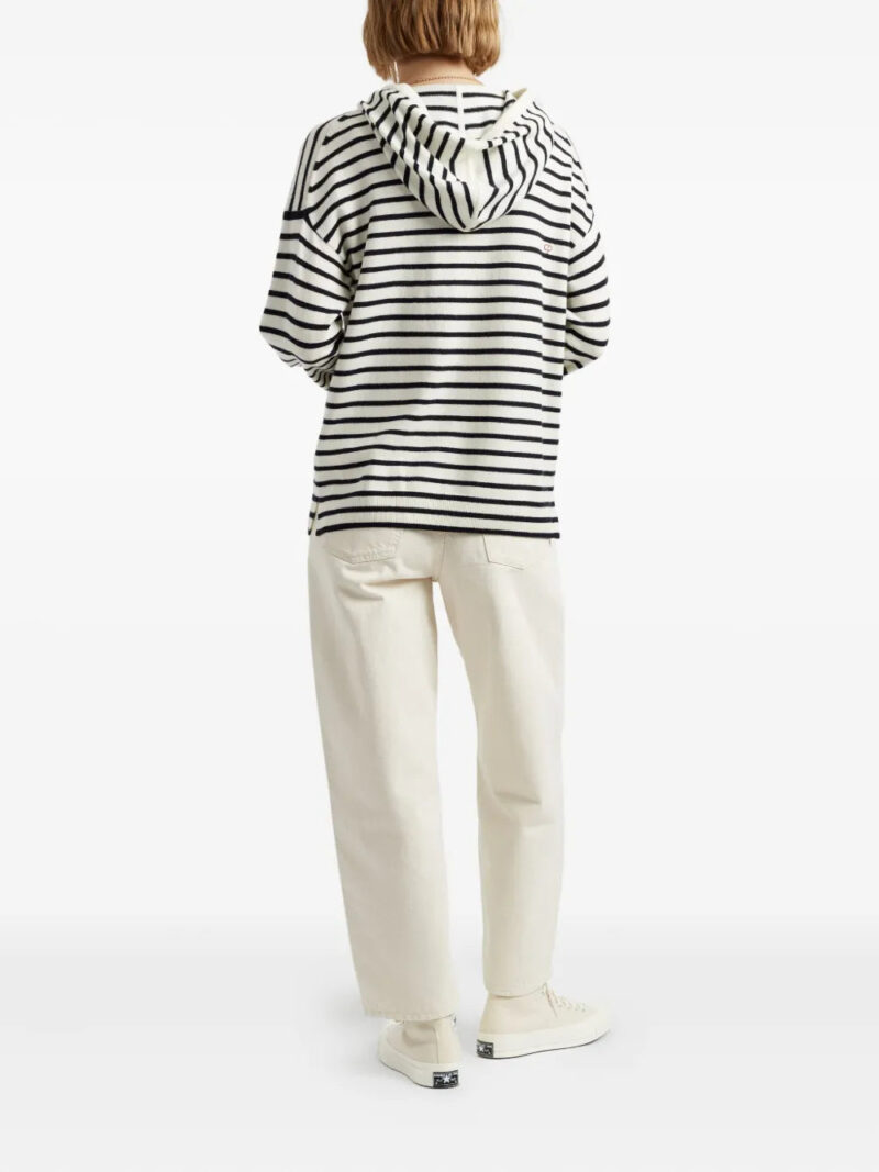 Chinti & Parker  Breton Heart striped hoodi