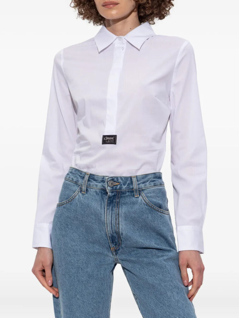 Coperni  logo-patch shirt