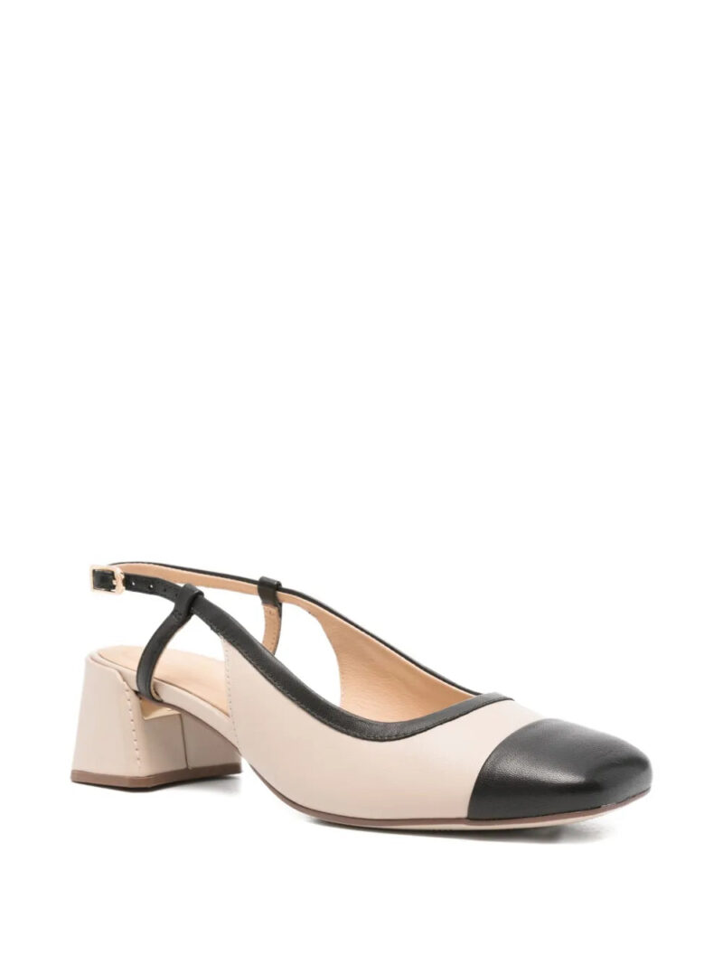 Clarks  45mm Nyta slingback leather pumps