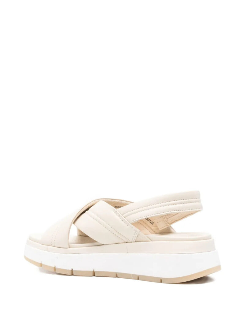 Clarks  30mm Tuscan cross-strap platform sandals