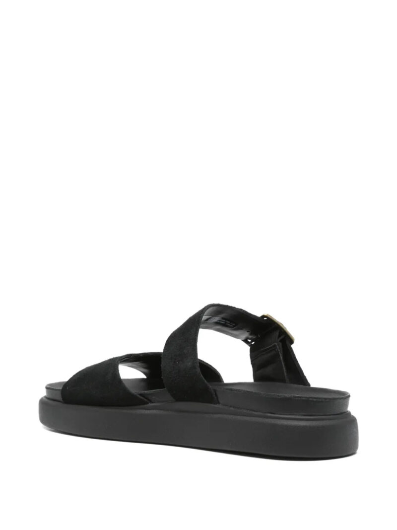 Clarks  Aristella buckled platform sandals