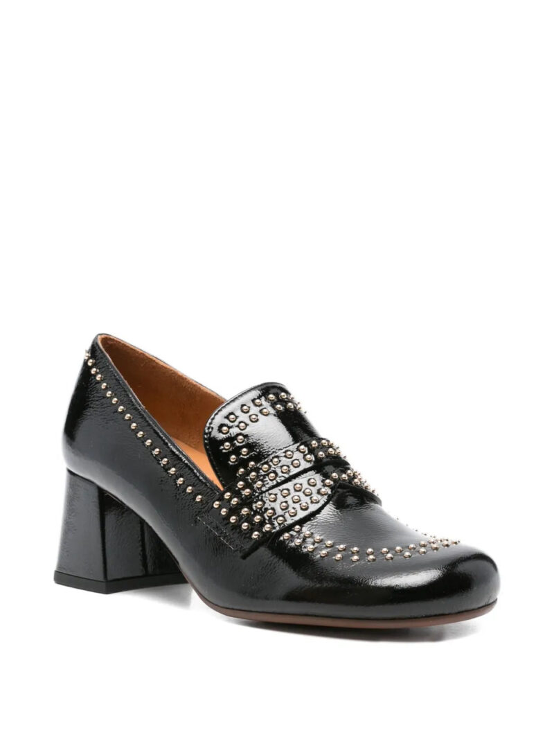 Chie Mihara  60mm studded block-heel pumps
