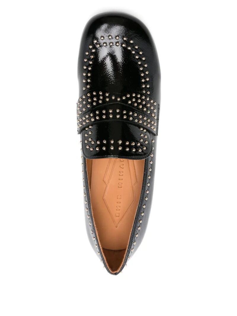 Chie Mihara  60mm studded block-heel pumps