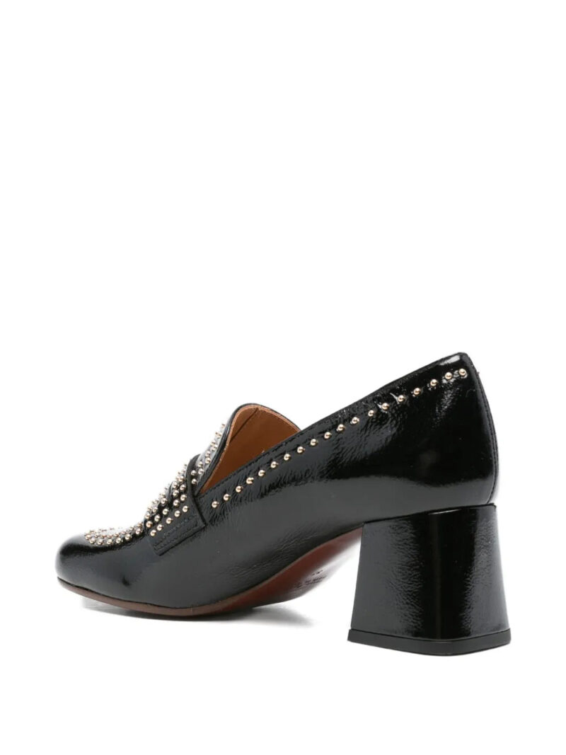 Chie Mihara  60mm studded block-heel pumps