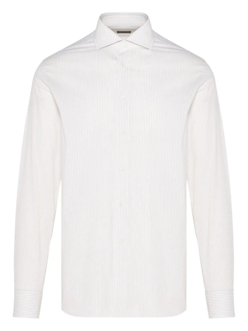 Corneliani  pinstriped longsleeved shirt